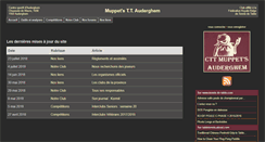 Desktop Screenshot of muppetsauderghem.be
